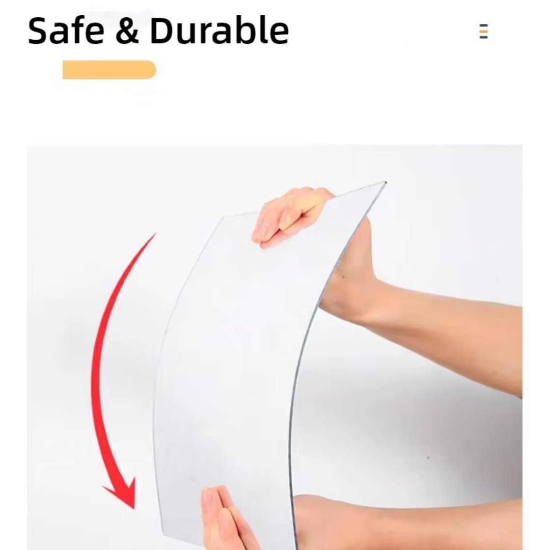 Bruchsicherer Acryl-Wandspiegel in Wolkenform – Nordic Design für moderne Badezimmerdekoration