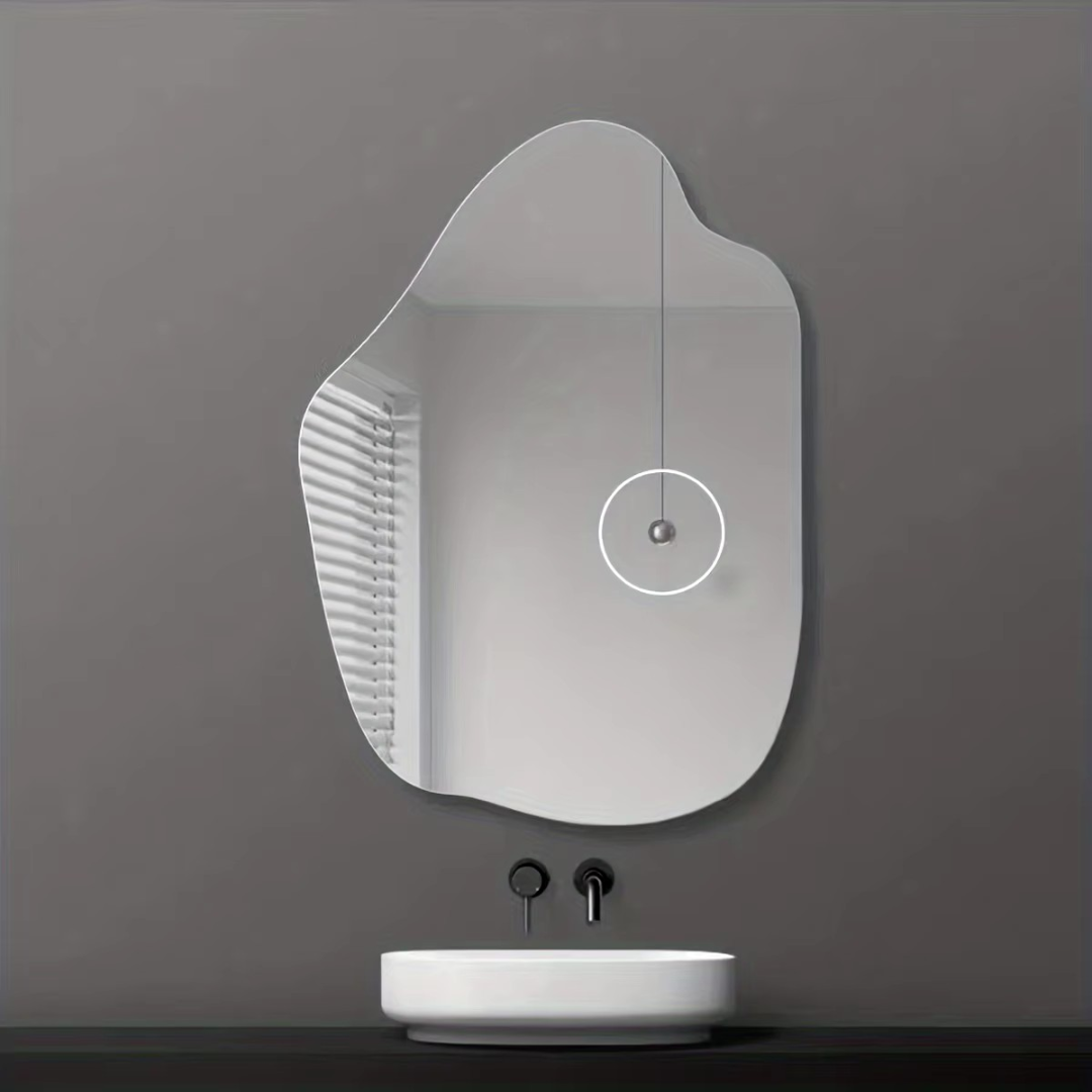 Bruchsicherer Acryl-Wandspiegel in Wolkenform – Nordic Design für moderne Badezimmerdekoration