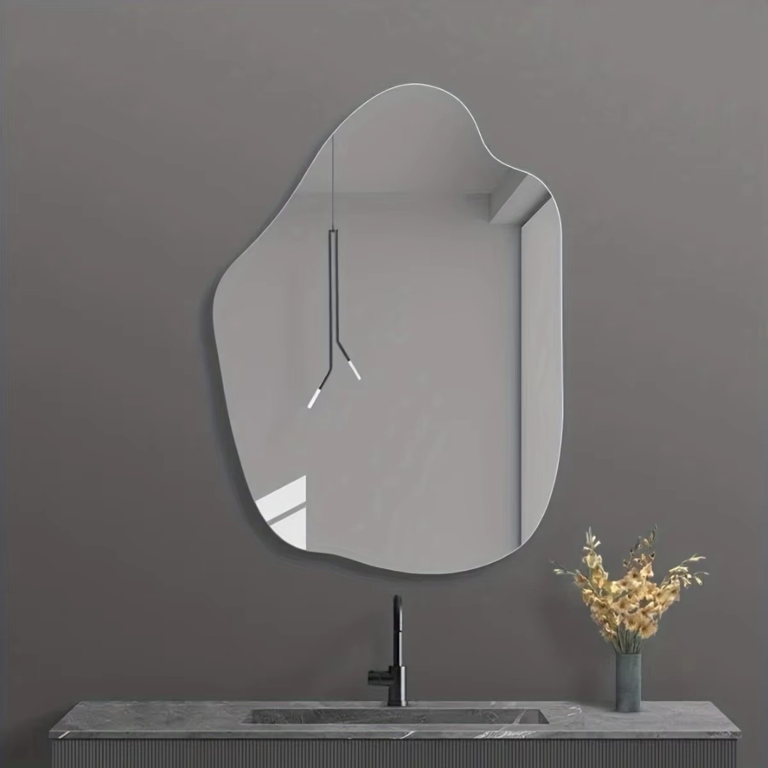 Bruchsicherer Acryl-Wandspiegel in Wolkenform – Nordic Design für moderne Badezimmerdekoration