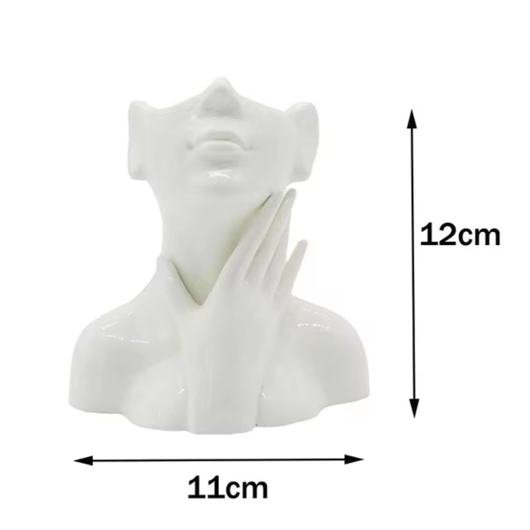 Keramik-Vase im Nordic Design – Künstlerische Blumenvase in Form eines Frauenkörpers für stilvolle Wohnraumdekoration