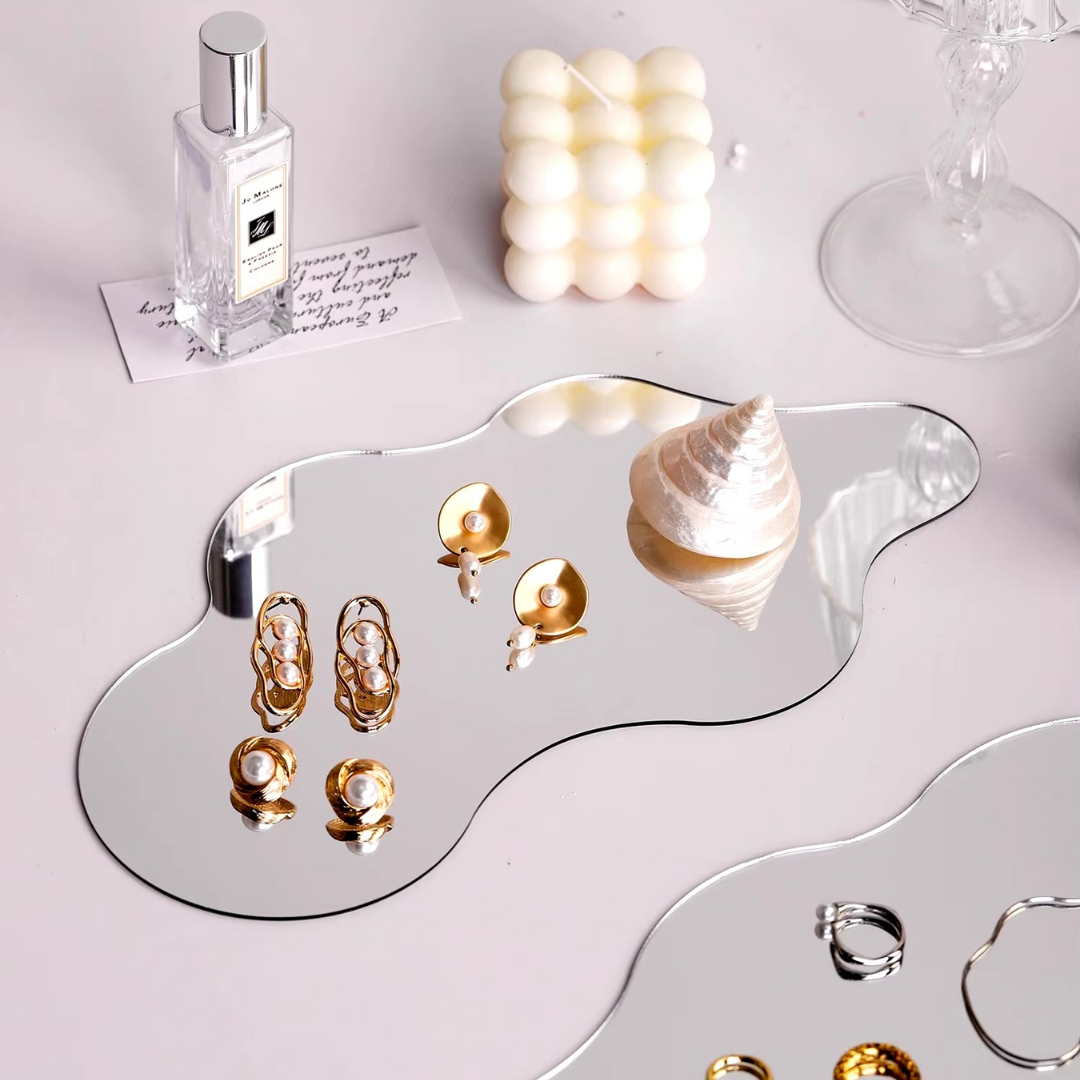 Modernes Acryl-Tablett – Minimalistischer Schmuck- und Dessert-Organizer für stilvolle Dekoration